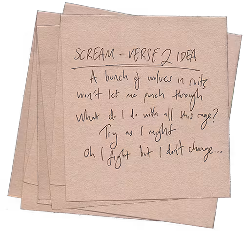 Napkin Text